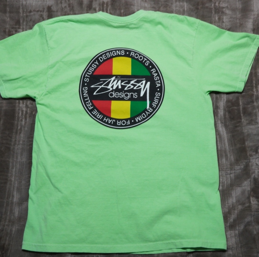 Stussy Highlight Green T-shirt